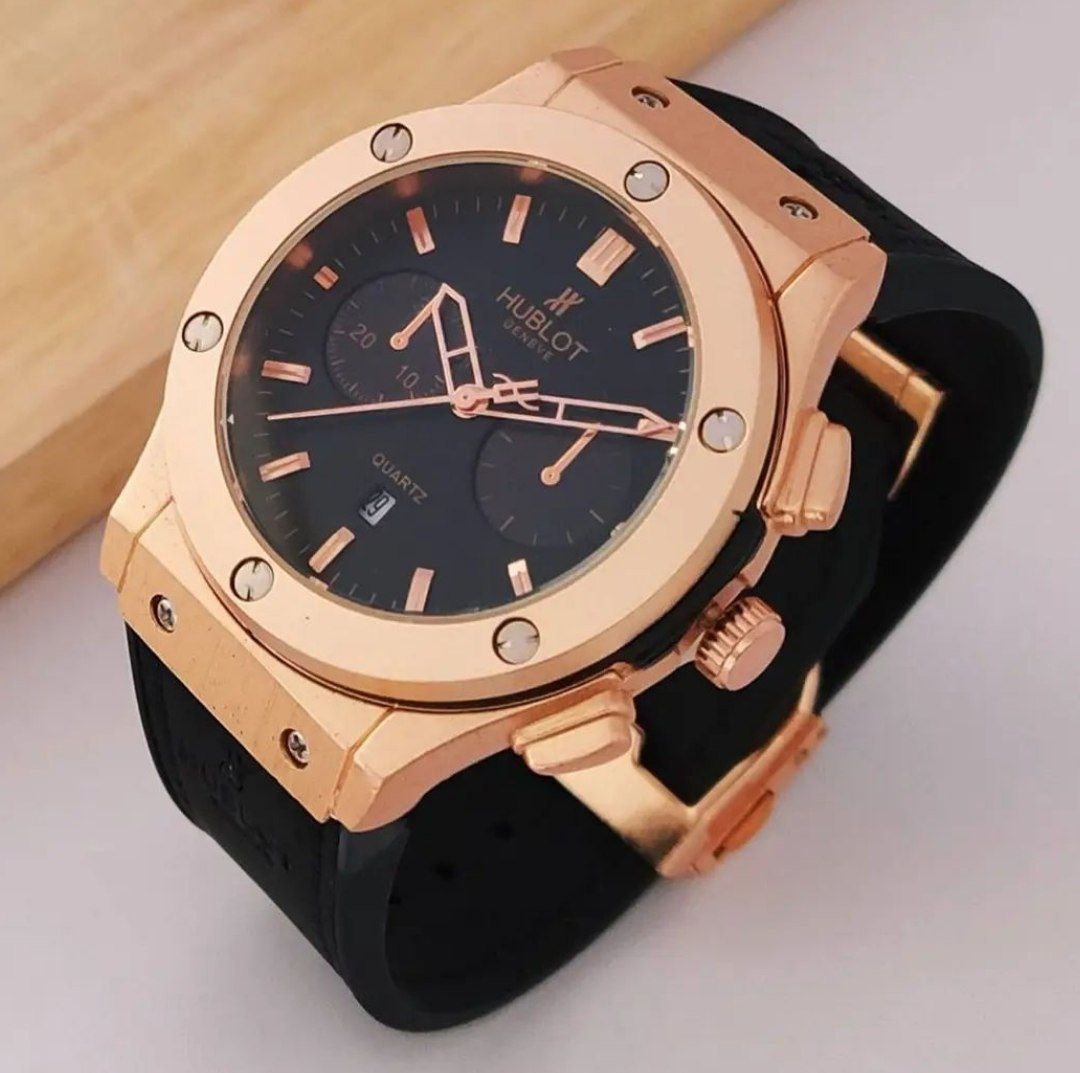 ساعت هابلوت مردانه با کیفیت دارای روزشمار