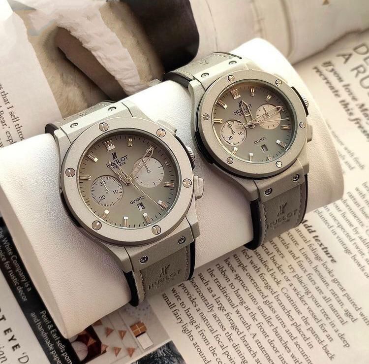 ست ساعت زنانه و مردانه برند هابلوت Hublot  رنگ ثابت