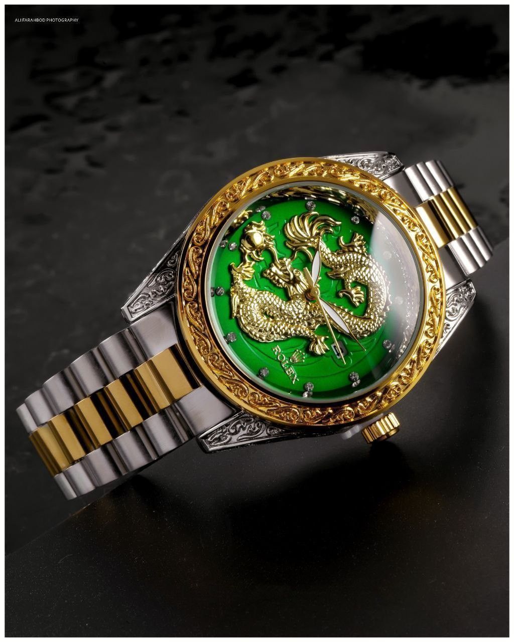 ساعت مچی مردانه وزنانه برند رولکس Rolex موتور ژاپن رنگ ثابت