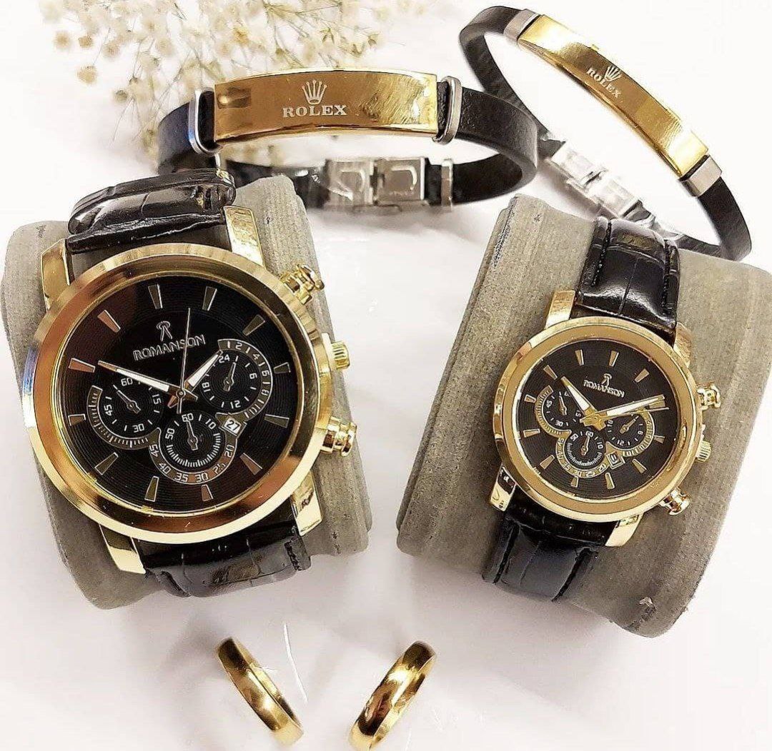 ست ساعت زنانه ومردانه برند رومانسون ROMANSON