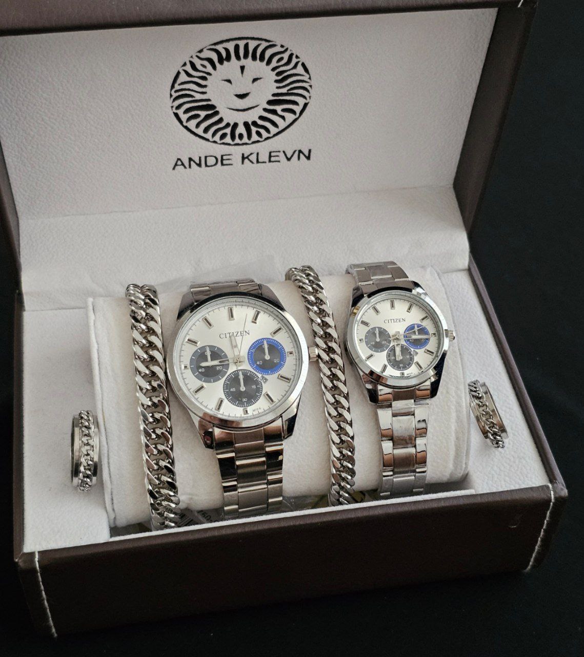 ست ساعت زنانه ومردانه برند سیتیزن CITIZEN پیشنهاد فروشگاه رنگ ثابت