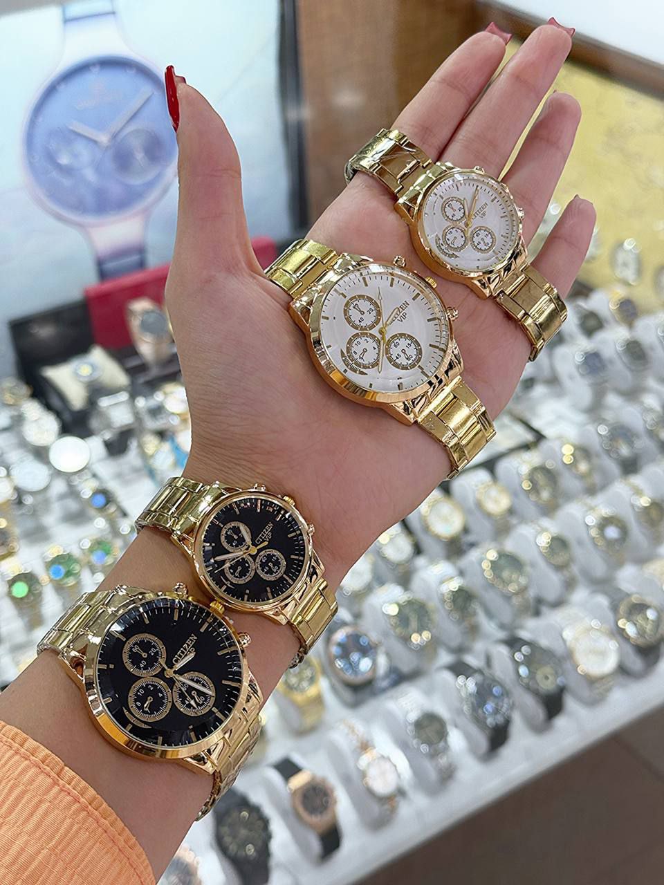 ست ساعت زنانه و مردانه سیتیزن⌚️شیک و زیبا