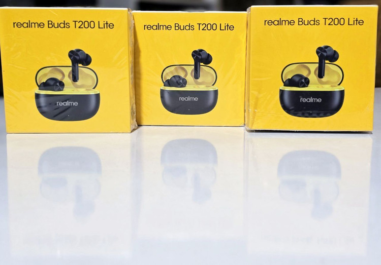 ایرپاد نوع اتصال بی سیم نسخه realme BudT200 بلوتوث 5.4 فناوری Noise Canceling ANC ، ENC پنل لمسی