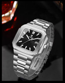 ساعت مچی مردانه ☑️BIN BOND 《highe quality》 Original watch ⌚️بین باند مدلی نو مناسب آقایان مقاوم دربرابر آب برندشرکتی اوریجینال دارای روز شمار ضخامت ۱۱میل قطر صفحه ۴۵میل بند استیل فولاد شیشه سافایر شب نما قفل دو پروانه موتور کوارتز موجود در چهار رنگ