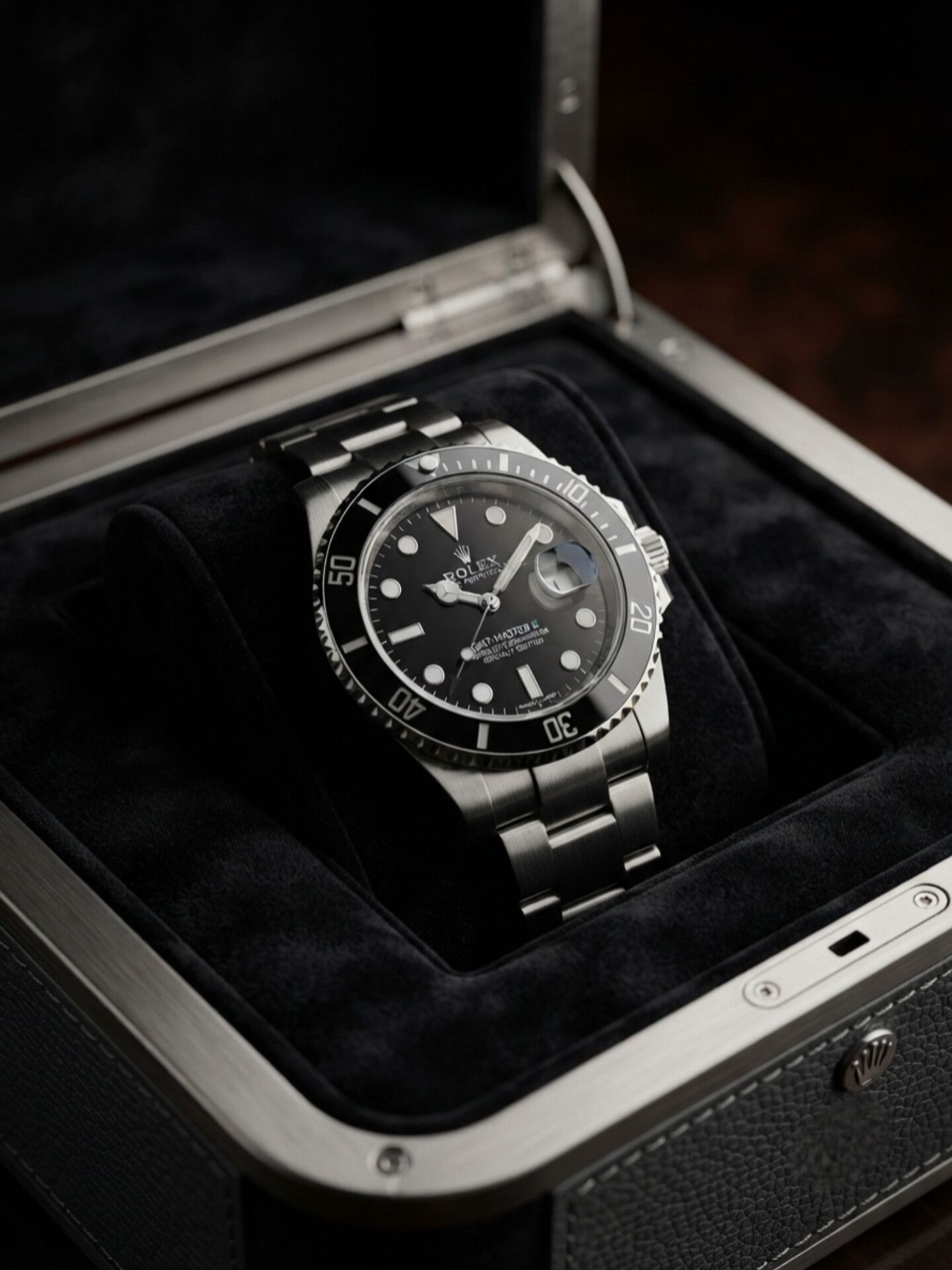 ساعت مچی مردانه رولکس کد 3071 ساعت مردانه رولکس ROLEX  کیفیت مستر  رنگ ثابت ضد آب  فول استیل قفل رولکسی  پشت شیشه تقویم تلسکوپی  بزل چرخان